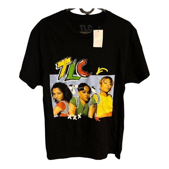 TLC Tops - TLC Black Crew Neck Tee
